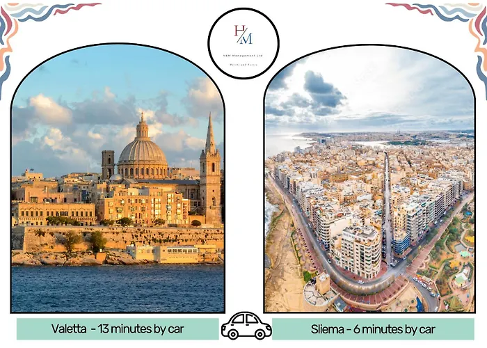 Paceville - Penthouse - Hot Tub & Sea View Roof